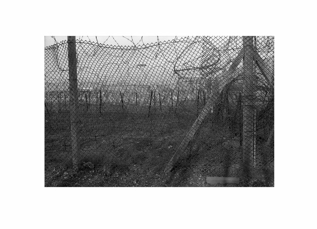 much damaged fence Greenham Common