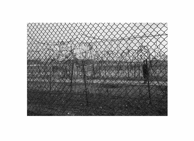 a hole in the fence Greenham Common