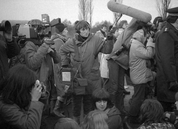 journalists Greenham Common